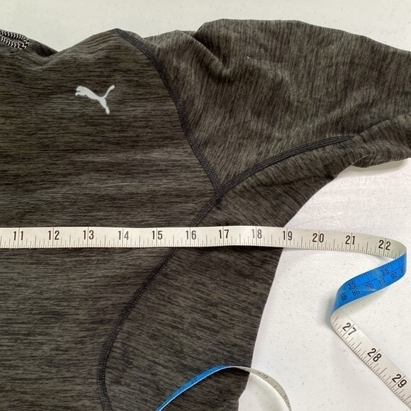 Puma Running Pullover Hoodie Top Warm Cell Long Sleeve Thumb Hole Activewear - Picture 8 of 15